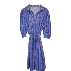 Andrea's Choice 3/4 Sleeve Knee Length Tie Waist